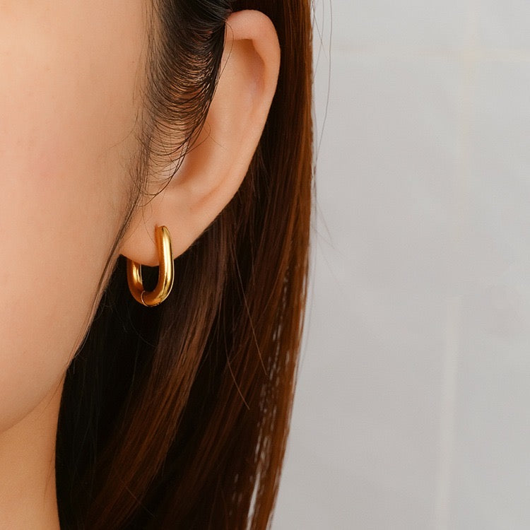 Sunburst Statement Hoop Earrings
