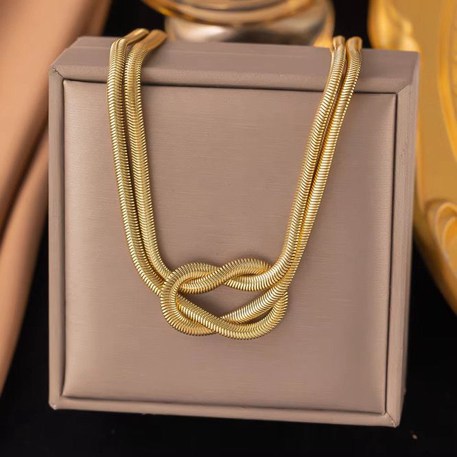 4Golden Serpent Knot Bracelet