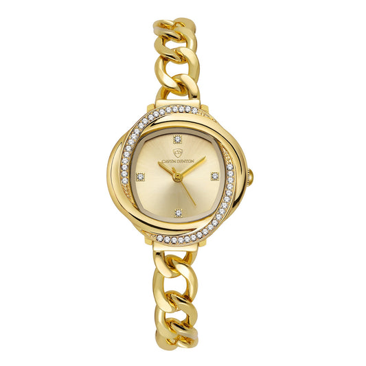 Valencia Royale Crystal Chain Watch