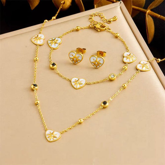 Enamel Flower Set