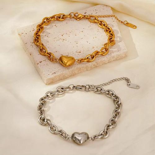 Twin Heart Chunky Bracelets