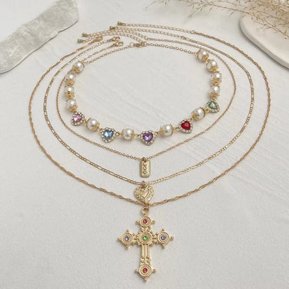 Layered Faith Necklace Set
