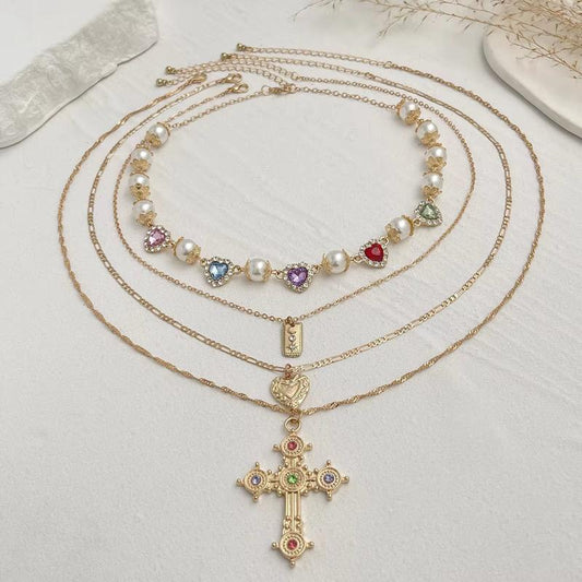 Layered Faith Necklace Set